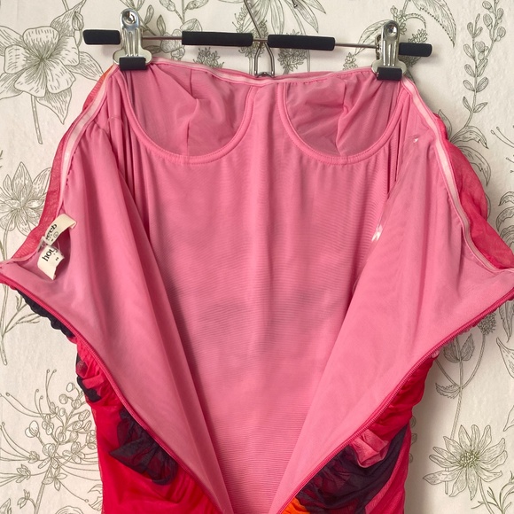 House of CB Pink and Orange Midi Dress - Picture 10 of 11